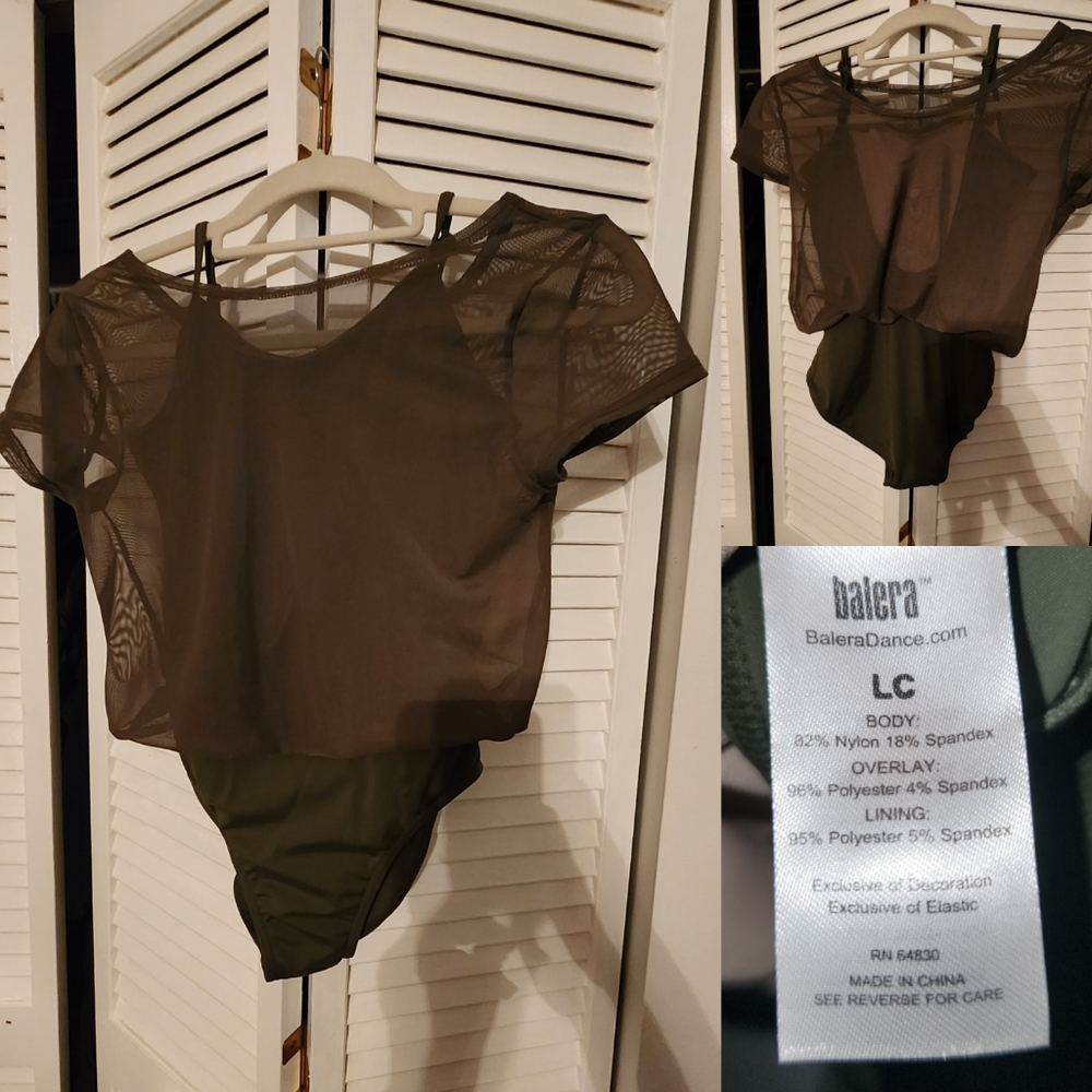 Balera green leotard costume